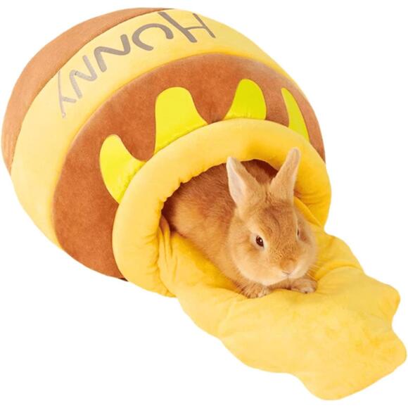 Other - Adorable Honey Pot Pet Bed for Small Animals Warm Fleece Removable Cushion